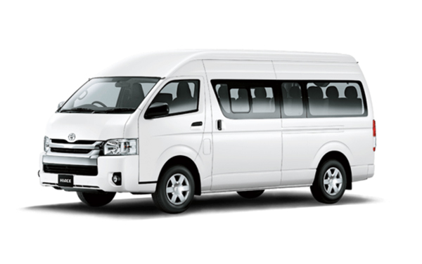Sewa mobil Hiace Commuter di Bali